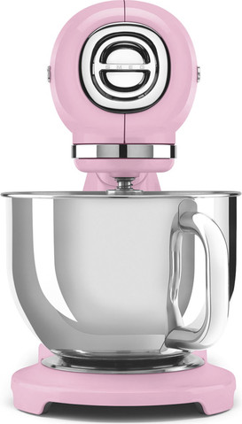 מיקסר מקצועי בעיצוב רטרו 4.8 ליטר Smeg סמג SMF03 ורוד