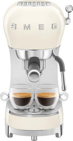 מכונת אספרסו ידנית Smeg סמג ECF02CREU קרם
