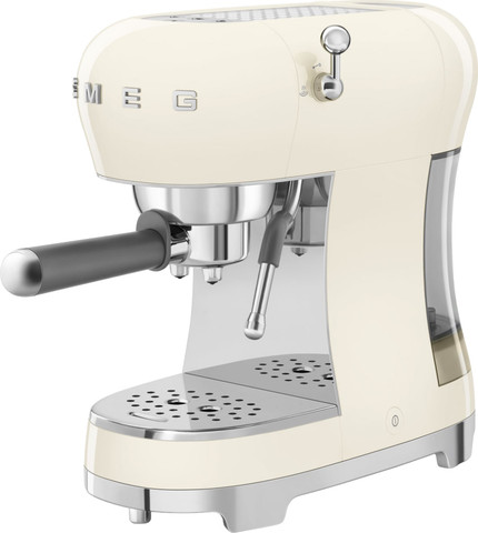 מכונת אספרסו ידנית Smeg סמג ECF02CREU קרם