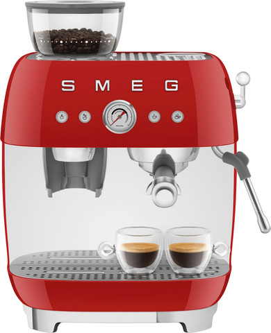 מכונת אספרסו ידנית Smeg סמג EGF03RDEU אדום