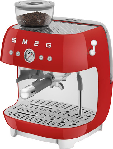 מכונת אספרסו ידנית Smeg סמג EGF03RDEU אדום