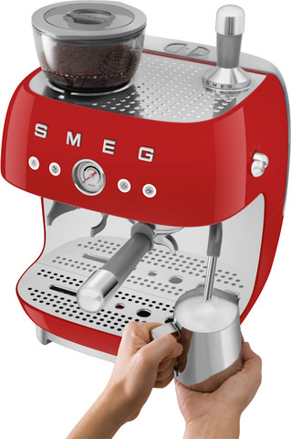 מכונת אספרסו ידנית Smeg סמג EGF03RDEU אדום