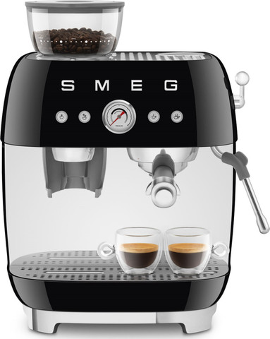 מכונת אספרסו ידנית Smeg סמג EGF03BLEU שחור מבריק