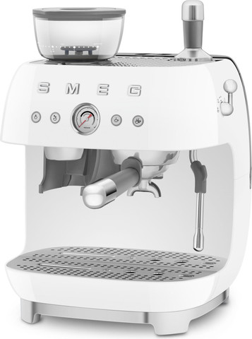 מכונת אספרסו ידנית Smeg סמג EGF03WHEU לבן מבריק