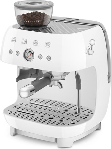 מכונת אספרסו ידנית Smeg סמג EGF03WHEU לבן מבריק