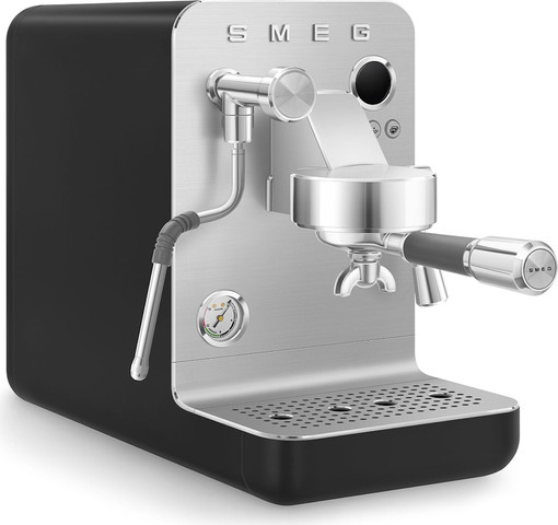 מכונת קפה ידנית Smeg סמג EMC02BLMEU - שחור