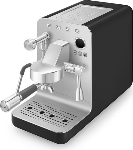 מכונת קפה ידנית Smeg סמג EMC02BLMEU - שחור