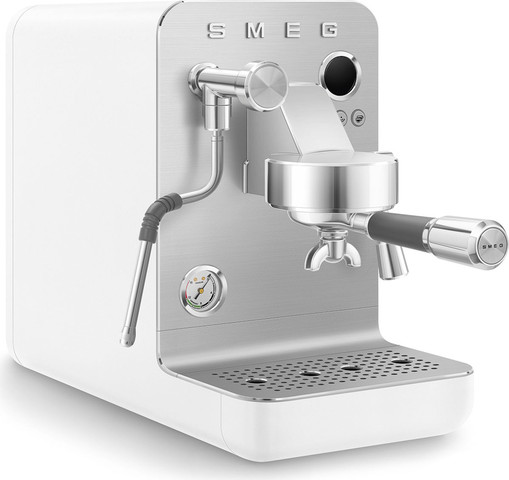 מכונת קפה ידנית Smeg סמג EMC02WHMEU - לבן