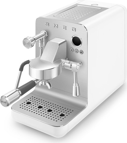 מכונת קפה ידנית Smeg סמג EMC02WHMEU - לבן