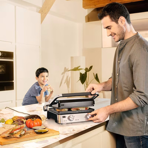 טוסטר גריל - 3 מצבי שימוש Braun בראון MultiGrill 7 - CG7020