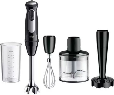בלנדר מוט משולב 1000 וואט Braun MQ55307MBK MultiQuick