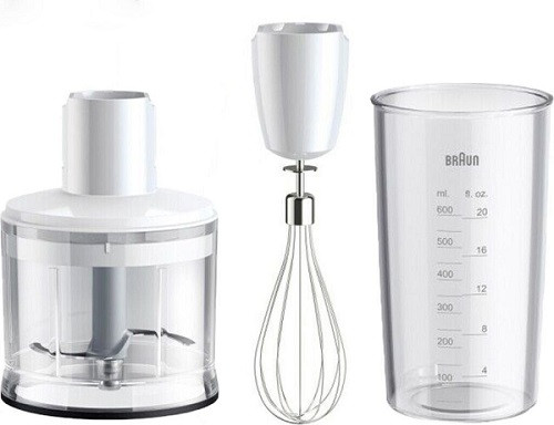 בלנדר מוט כולל אביזרים Braun בראון Minipimer 5 MQ50236MWH