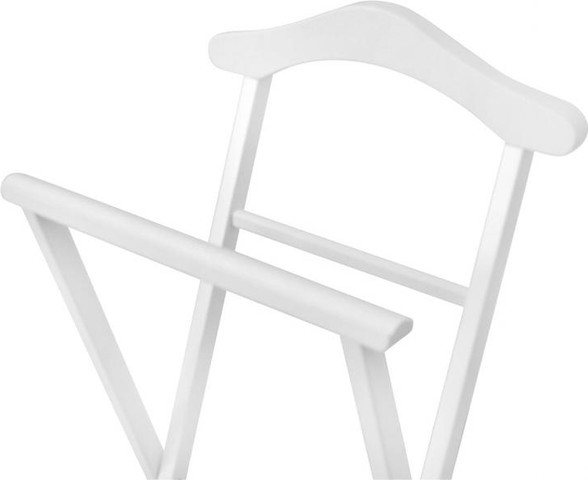 מעמד בגדים מתקפל לבן NELSON Folding clothing valet