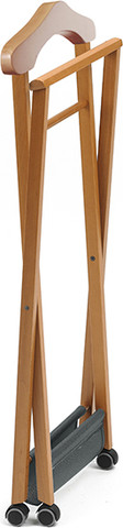 מעמד בגדים מתקפל לבן NELSON Folding clothing valet
