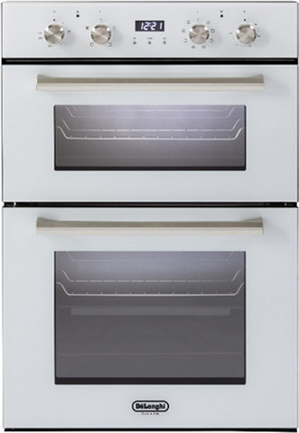 תנור דו תאי 98 ליטר DeLonghi דלונגי DBIS87EDW זכוכית לבנה