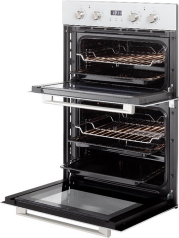 תנור דו תאי 98 ליטר DeLonghi דלונגי DBIS87EDW זכוכית לבנה