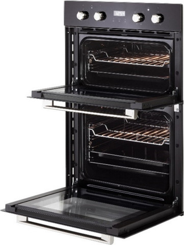 תנור דו תאי 98 ליטר DeLonghi דלונגי DBIS87EDN זכוכית שחורה
