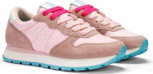 SUN 68 - ALLY SOLID NYLON- 04 ROSA - נעלי סניקרס לנשים