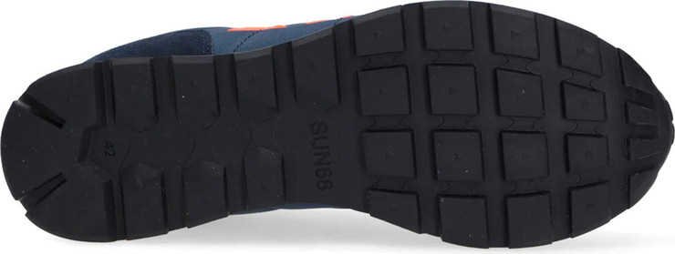 Z34102-07- TOM FLUO-NAVY BLUE- נעלי סניקרס לגברים