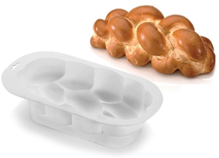 תבנית סיליקון להכנת חלה