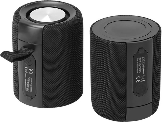 זוג רמקולים Bluetooth עוצמתיים 2x10W
