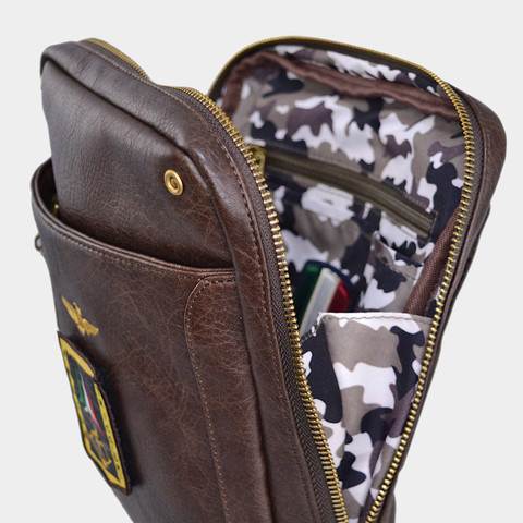 AM471-AN דגם PILOT מסדרת  MILITARE תיק צד לגבר של המותג האיטלקי
