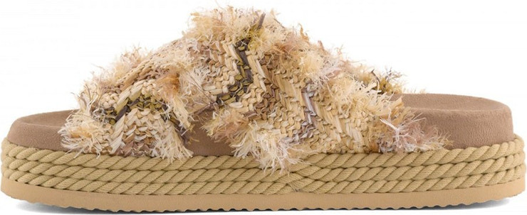 כפכפי Mou Criss-Cross Sandal נשים - מו - Multicolor