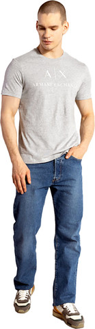 טי שירט Armani Exchange לגברים גזרת Slim Fit
