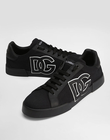 נעלי דולצה וגבאנה Portofino Light Strobel Sneakers גברים - דולצה וגבאנה - Black