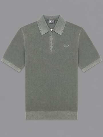 חולצת פולו דיזל Small Logo גברים - דיזל - Grey