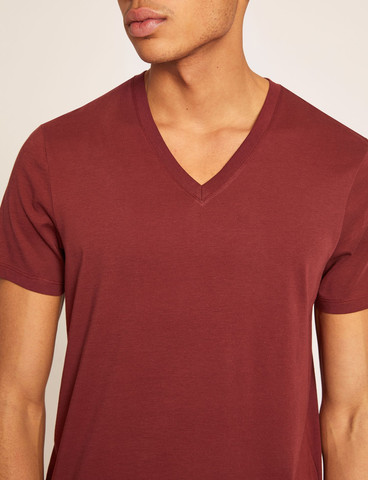 טי שירט Armani Exchange לגברים  צווארון וי גזרת Slim Fit