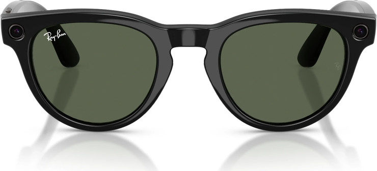 משקפיים חכמים Ray-Ban Meta Headliner GEN 2 RW4013 50-23 בצבע Shiny Black עם עדשות G-15 Green