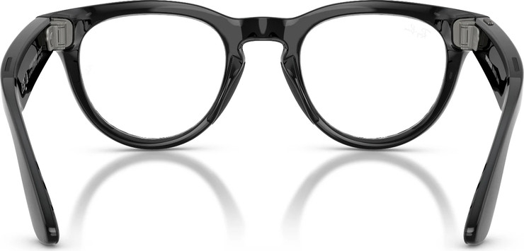 משקפי שמש חכמים Ray-Ban Meta Headliner Gen 2 RW4013 עם עדשות Transitions® Clear/Sapphire ומסגרת שחור מבריק בגודל 50-23