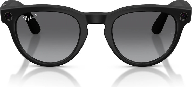 משקפיים חכמים 50-23 Ray-Ban Meta Headliner GEN 2 RW4013 בצבע Matte Black עם עדשות Polarized Gradient Graphite