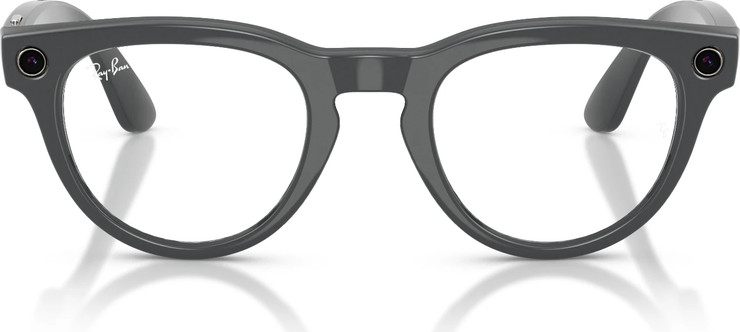משקפי שמש חכמים Ray-Ban Meta Headliner Gen 2 RW4013 עם עדשות Transitions® Clear/Emerald ומסגרת אפור אסטרואיד מבריק בגודל 50-23