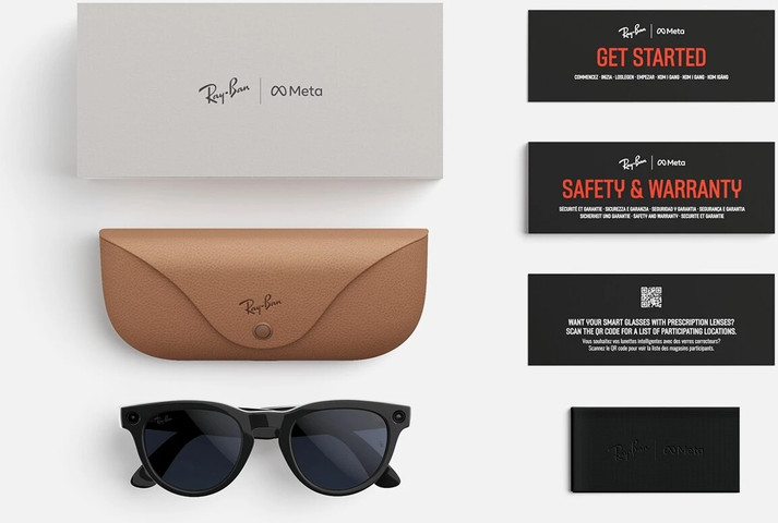 משקפי שמש חכמים Ray-Ban Meta Headliner Gen 2 RW4013 עם עדשות Transitions® Clear/Emerald ומסגרת אפור אסטרואיד מבריק בגודל 50-23