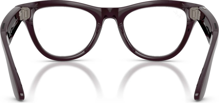 משקפיים חכמים Ray-Ban Meta Skyler GEN 2 RW4014 52-20 בצבע Shiny Mystic Violet עם עדשות Clear/Amethyst Transitions®