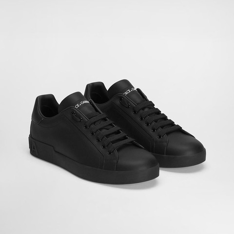 נעלי דולצה וגבאנה Calfskin Portofino גברים - דולצה וגבאנה - Black