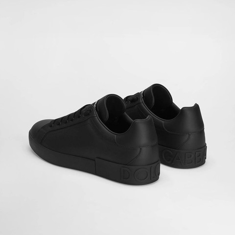 נעלי דולצה וגבאנה Calfskin Portofino גברים - דולצה וגבאנה - Black
