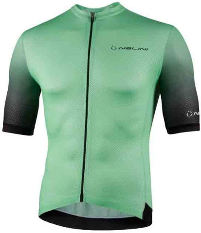 חולצה לרכיבת אופניים לגברים NEW ERGO MESH JERSEY ירוק-שחור רשת מנדפת XXL NALINI