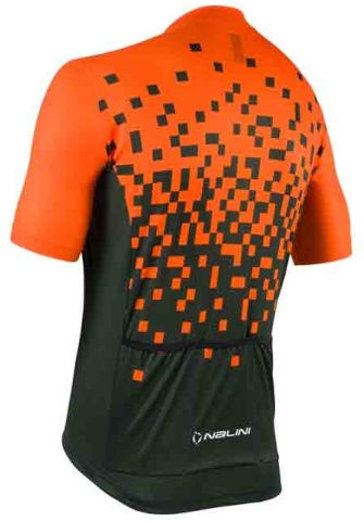 חולצה לרכיבת אופניים לגברים NEW ATLANTA JERSEY ירוק-כתום M NALINI