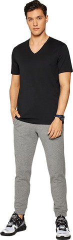 טי שירט Armani Exchange לגברים  צווארון וי גזרת Slim Fit