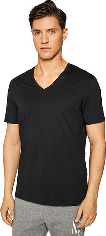 טי שירט Armani Exchange לגברים  צווארון וי גזרת Slim Fit