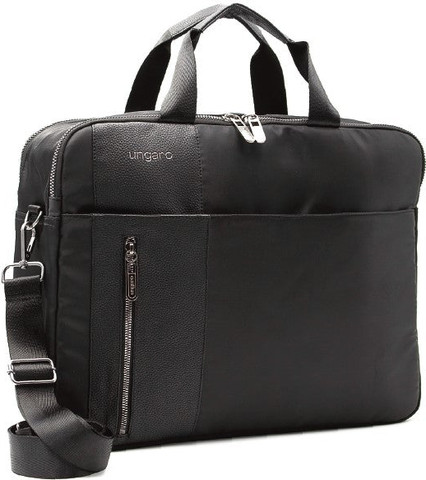 תיק צד עסקי פונקציונלי למחשב נייד 15.6" מבית EMANUEL UNGARO