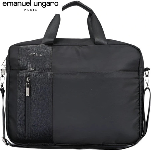 תיק צד עסקי פונקציונלי למחשב נייד 15.6" מבית EMANUEL UNGARO