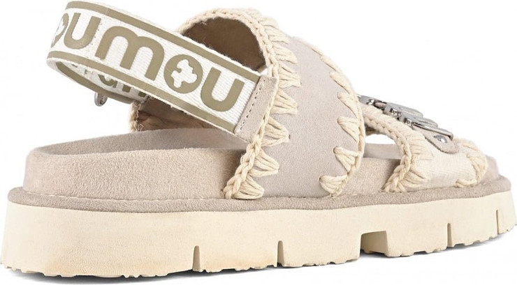 סנדלי Mou Bio Sandal Back Strapr נשים - מו - Beige