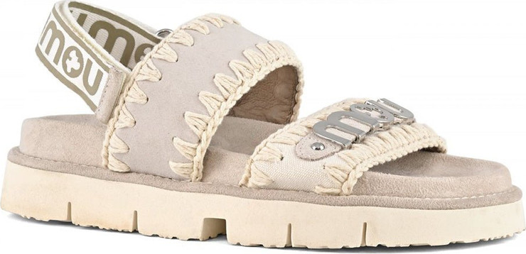 סנדלי Mou Bio Sandal Back Strapr נשים - מו - Beige