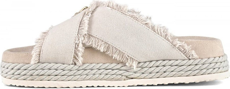 כפכפי Mou Criss-Cross Sandal נשים - מו - Beige
