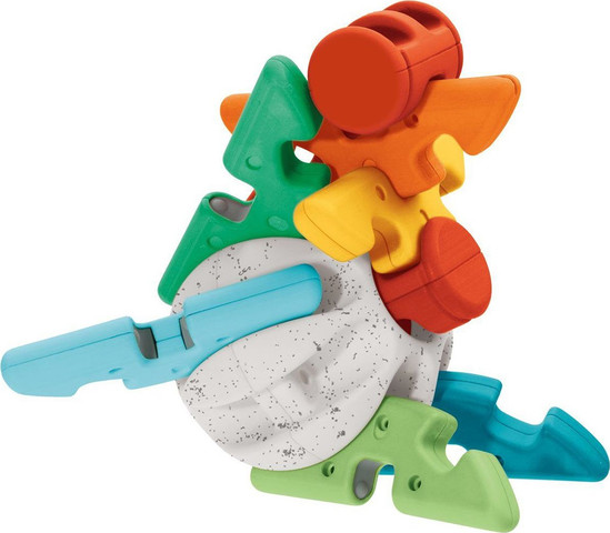 כדור משנה צורה 2 ב-1 Transform-a-Ball עשוי פלסטיק ממוחזר מסדרת +Eco