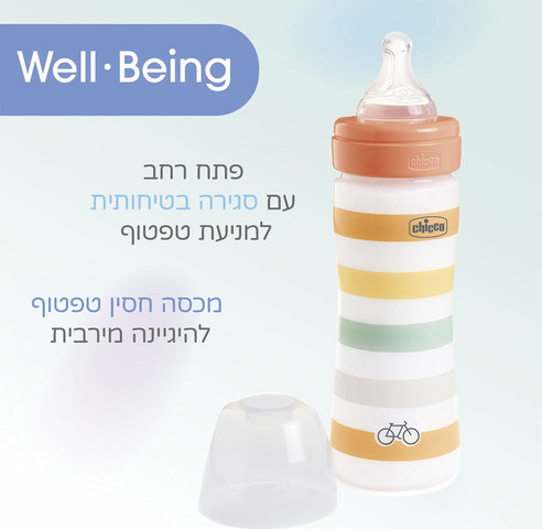 בקבוק וולביאינג כתום – Well Being Feeding Bottle Orange
